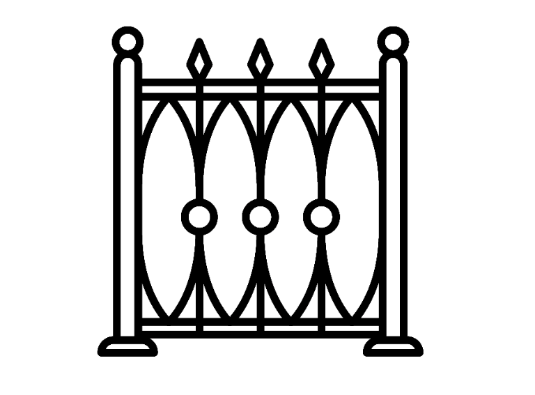ikona fragment ogrodzenia